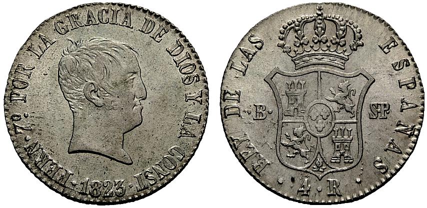 4 reales 1823