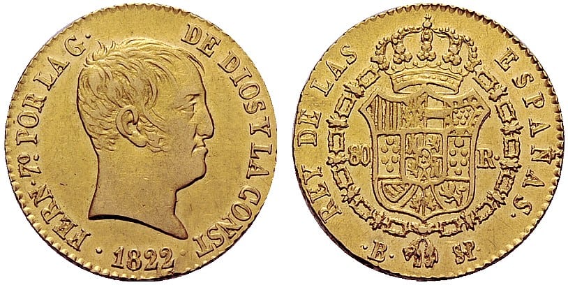 80 reales 1822