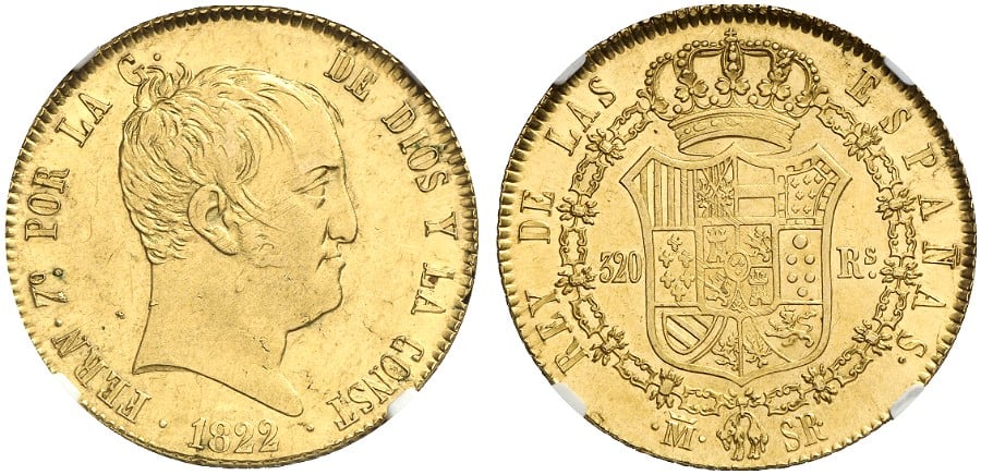 320 reales 1822