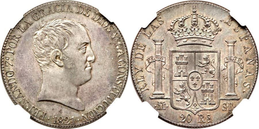 20 reales 1822