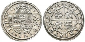 8 reales Segovia, 1683