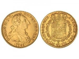 4 Escudos Lima 1763