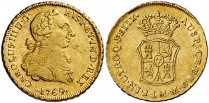 2 Escudos Lima 1769