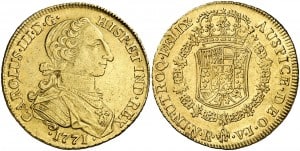 8 escudos santa fe 1771