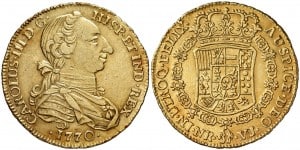 4 Escudos Santa Fe 1770