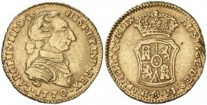 2 Escudos Santa Fe 1770