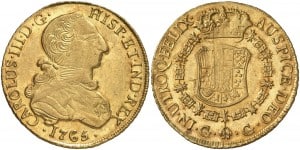 8 Escudos Guatemala, 1765