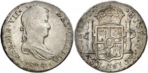 8 reales Cuzco 1824 T