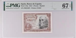 1 peseta 1953