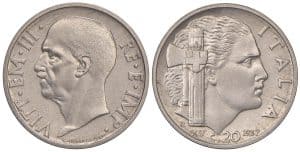 Víctor Manuel III - 20 centesimi 1937