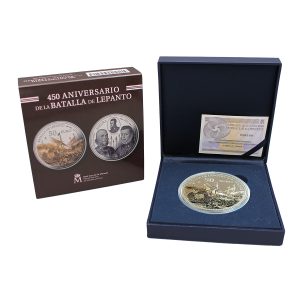 50 euros 2021. Batalla de Lepanto. Caja